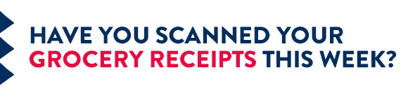 Have you scanned your grocery receipts this week?
