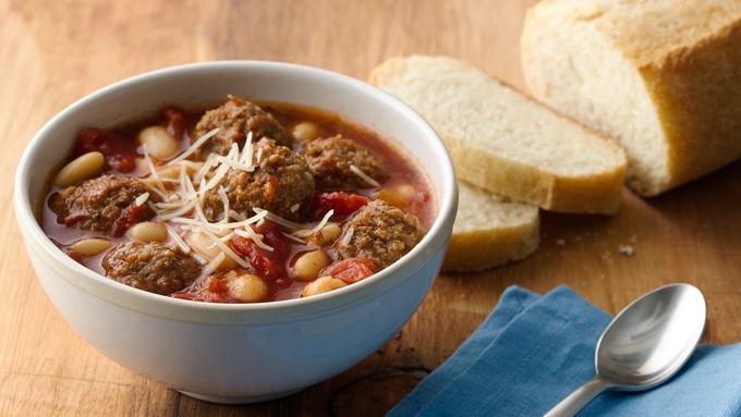 Slow-Cooker Italian Meatball Soup