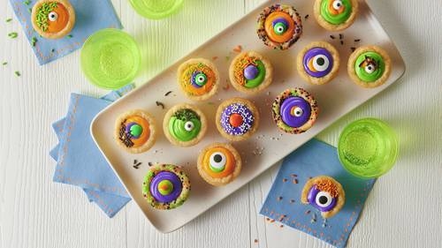 Halloween Eyeball Cookie Cups