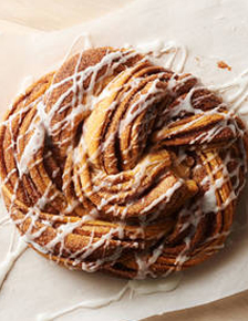 Cinnamon-Sugar Crescent Twist Bread
