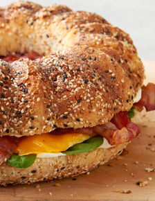 Everything Bagel Breakfast Bundtwich