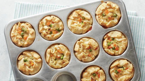 Freezer-Friendly Mini Chicken Pot Pies