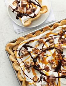 Snickers™ Slab Pie