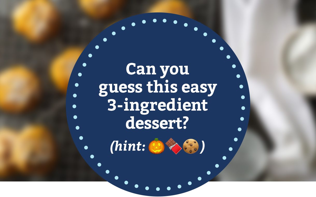 Cam you guess this easy 3-ingredient dessert?