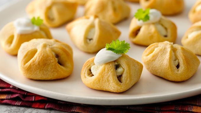 3-Ingredient Sausage-Cream Cheese Crescent Bundles