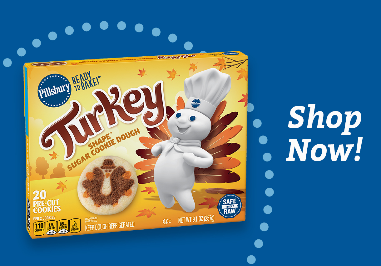 Pillsbury™ Shape™ Turkey Sugar Cookie Dough
