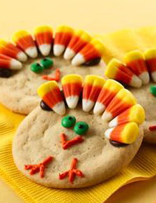 Thanksgiving Turkey Cookies