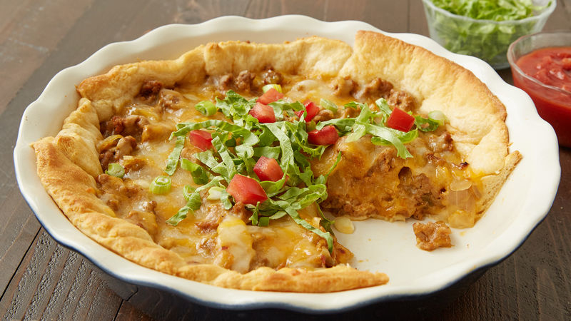 Turkey Taco Crescent Bake