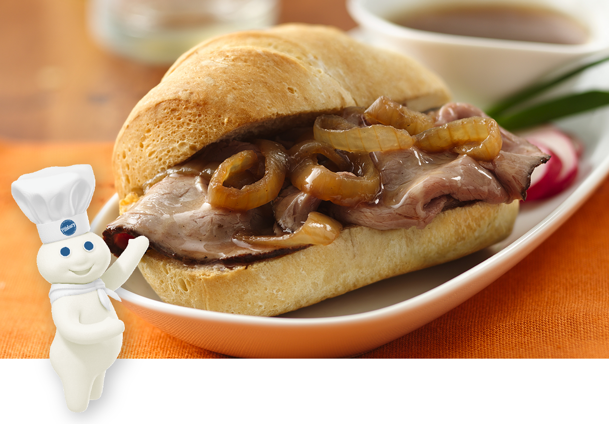 French Dip Sandwich with Deli Roast Beef