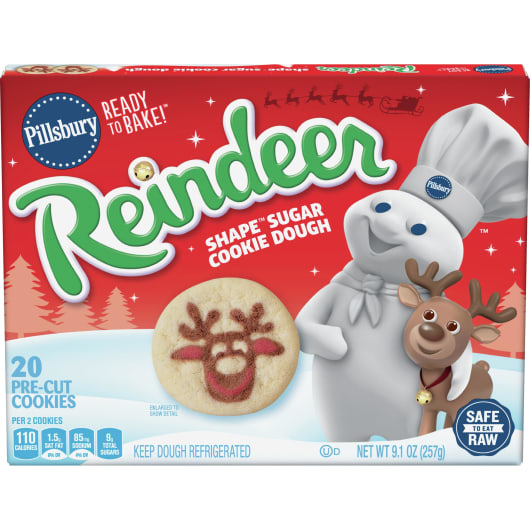 Pillsbury™ Shape™ Reindeer Sugar Cookie Dough