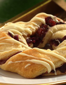 Cranberry Crescent Pastries