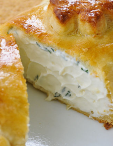 Baked Cheese in Pastry