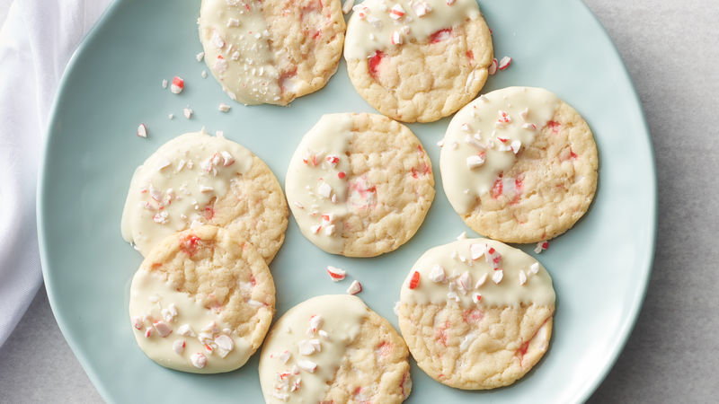 Double Peppermint Crunch Cookies