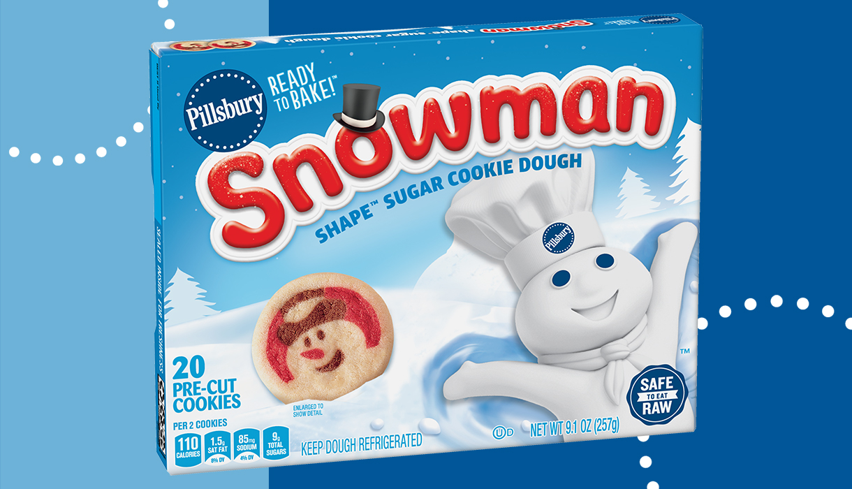 Pillsbury™ Shape™ Snowman Sugar Cookie Dough