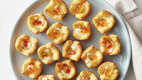 3-Ingredient Pepper Jelly-Cream Cheese Bites