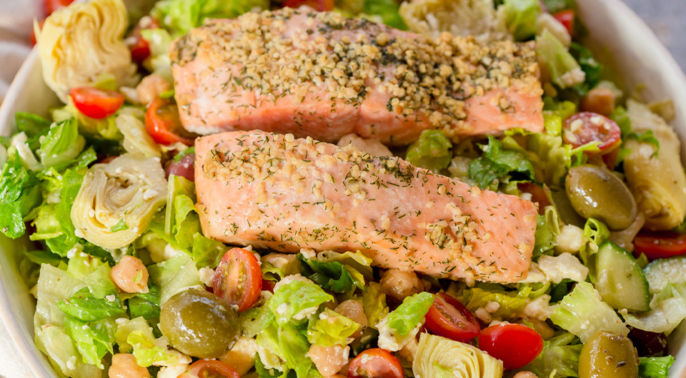 Greek Salmon Salad