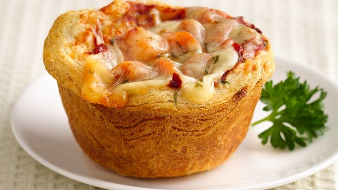 Four Cheese-Veggie Lasagna Cups