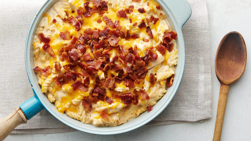 One-Pot Chicken, Bacon and Ranch Pasta