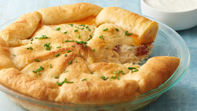 Chicken-Bacon-Ranch Crescent Bake