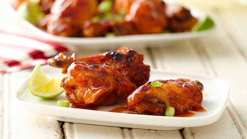 Slow-Cooker Buffalo-Barbecue Chicken Wings