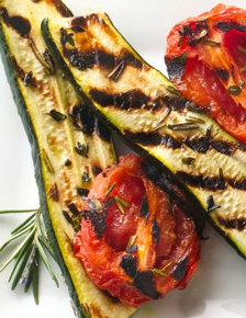 Grilled Zucchini and Tomatoes
