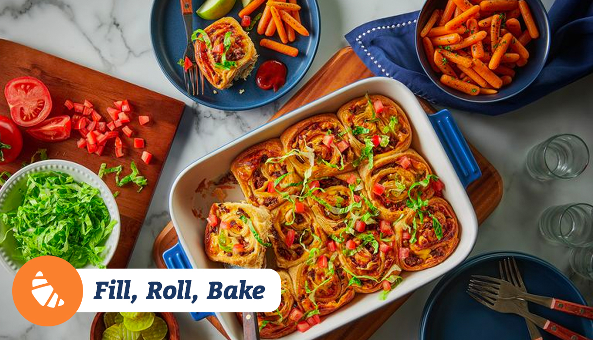 Fill, Roll, Bake