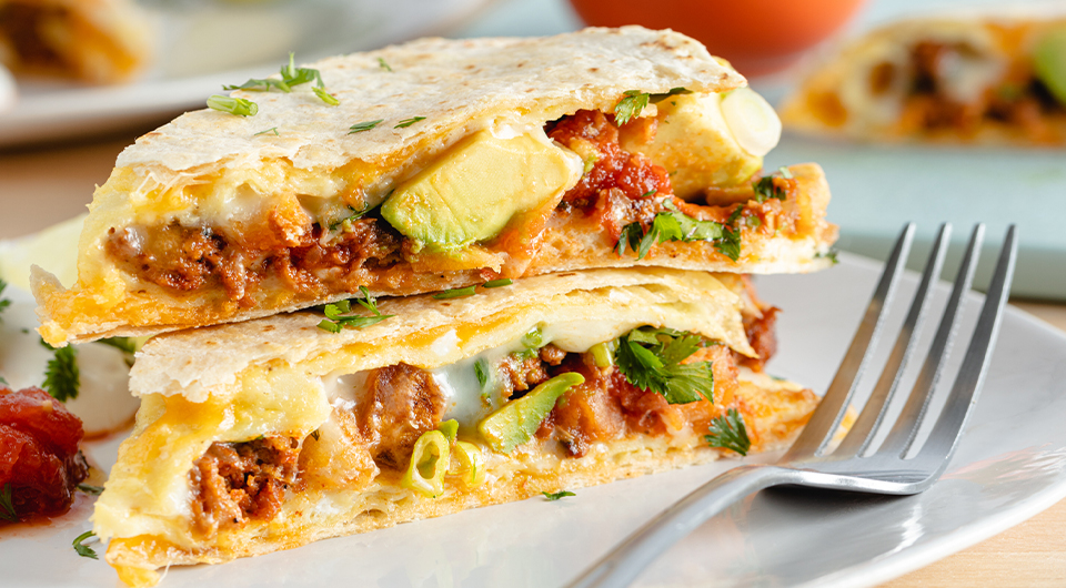 Loaded Breakfast Quesadilla