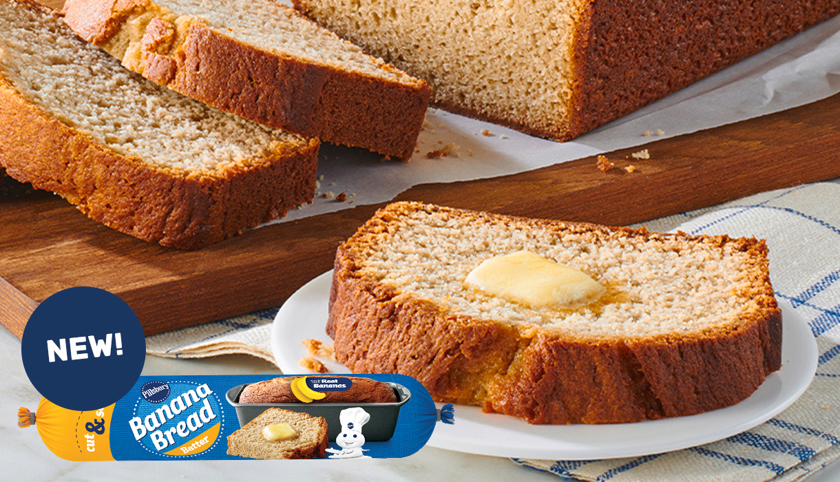 NEW! Pillsbury Banana Bread Batter