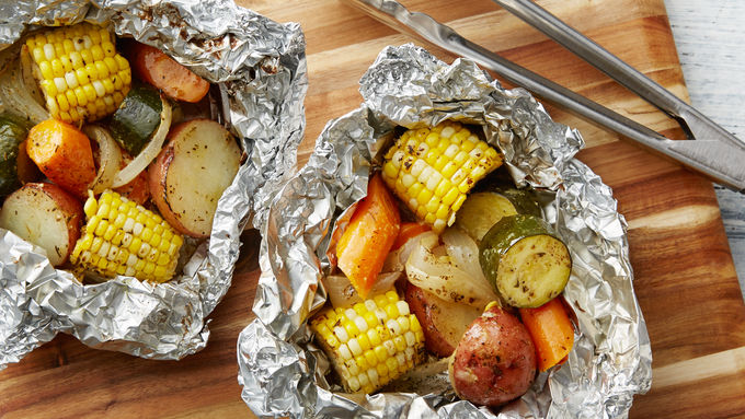 Grilled Vegetable Foil Packs