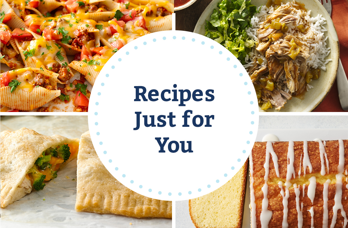 Recipes Just for You
