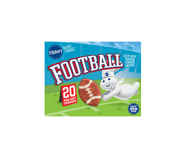 Pillsbury Football Cookies