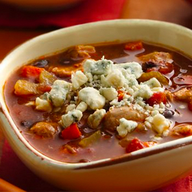 Slow Cooker Buffalo Chicken Chili