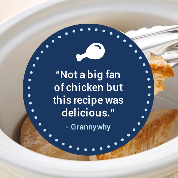 Not a big fan of chicken but this recipe was delicious. -Grannywhy
