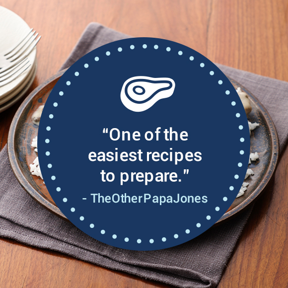 One of the easiest recipes to prepare. -TheOtherPapaJones