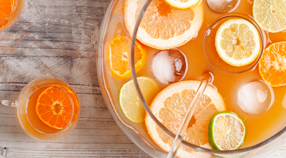 Spiced Rum Punch With Citrus & Luxardo