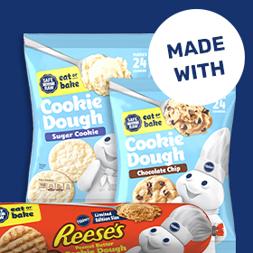 Made with Pillsbury Cookie Dough