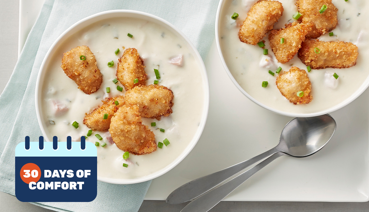 30 Days of Comfort: Easy Chicken Cordon Bleu Soup