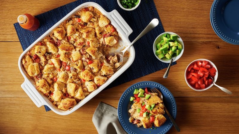 King Ranch Turkey Bubble-Up Bake