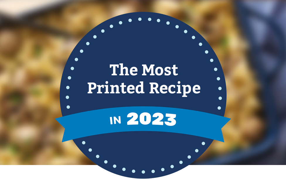 The Most Printed Recipe in 2023
