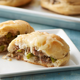 Philly Cheesesteak Biscuit Bombs