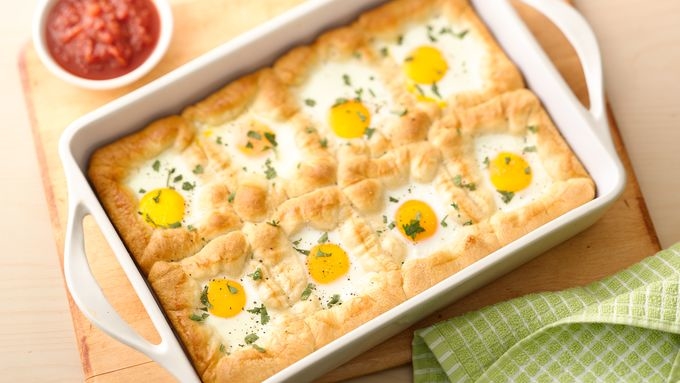 Huevos Rancheros Crescent Bake