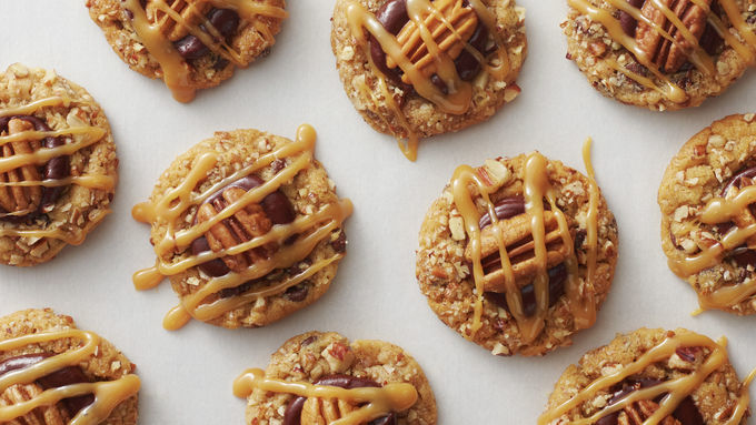 Chocolate Chip Turtle CookiesChocolate Chip Turtle Cookies