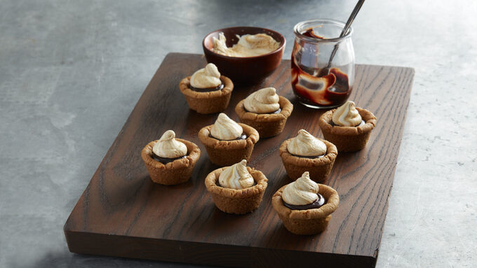 Fluffernutter Cookie Cups