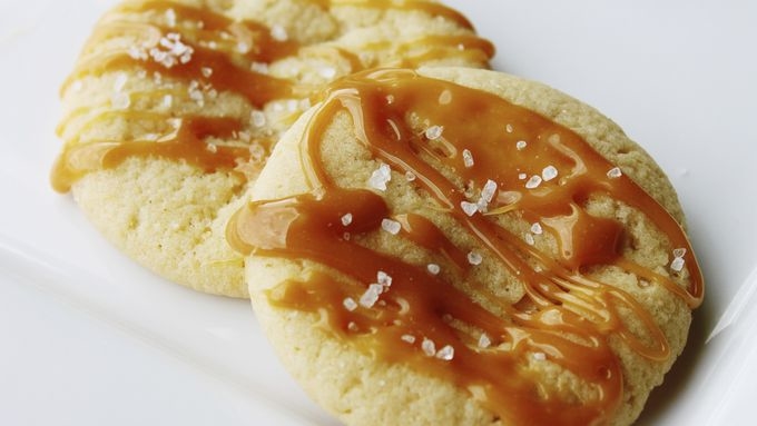 Salted Caramel Sugar Cookies