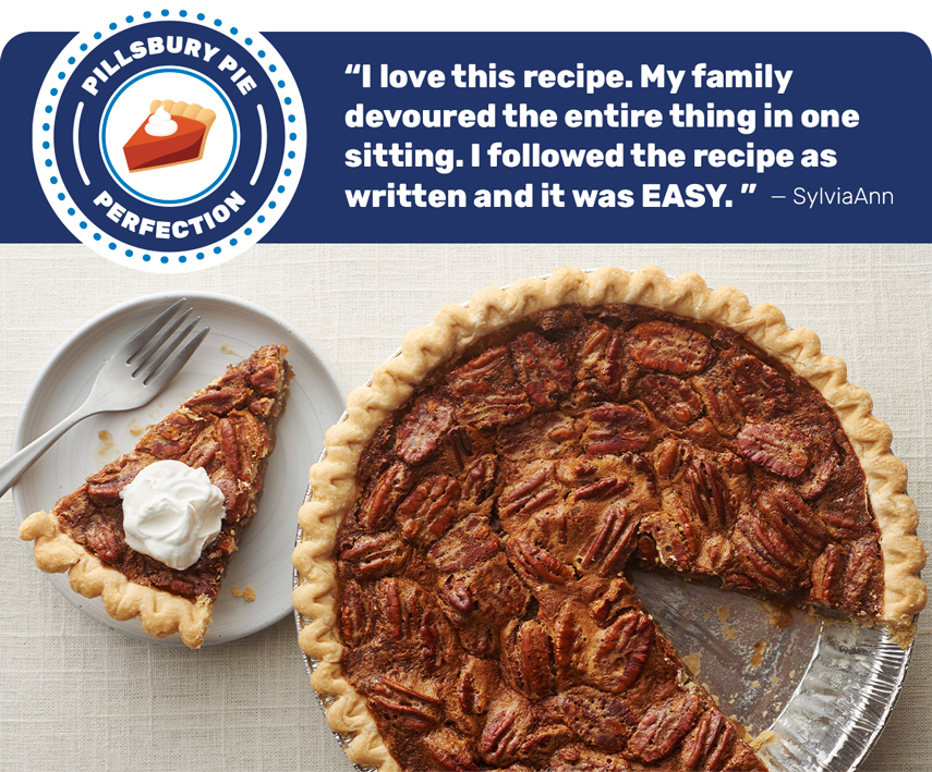I love Pecan Pie. I love this recipe. My family devoured the entire thing in one sitting. I followed the recipe as written and it was EASY. The hardest part is waiting for it to cool enough to serve. -SylviaAnn