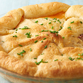 Chicken-Bacon-Ranch Crescent Bake