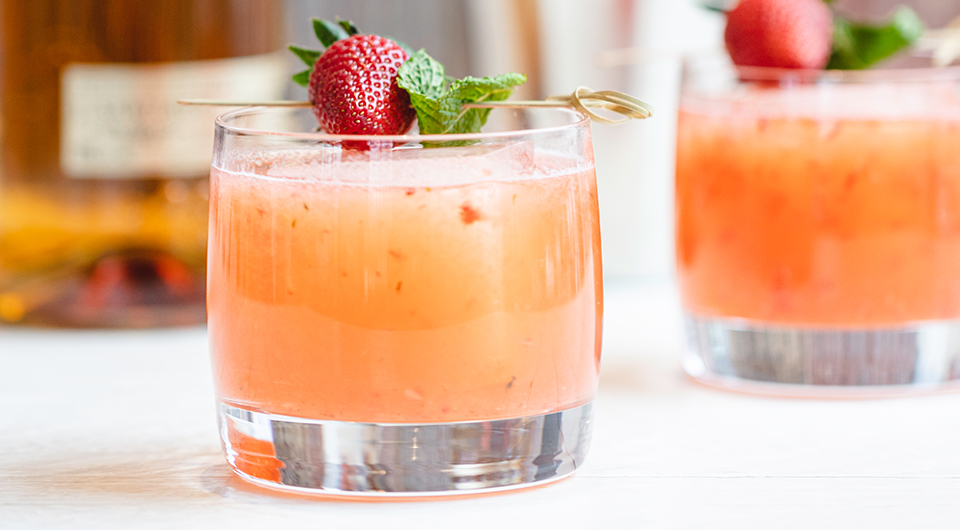 Ginger Strawberry Mojito