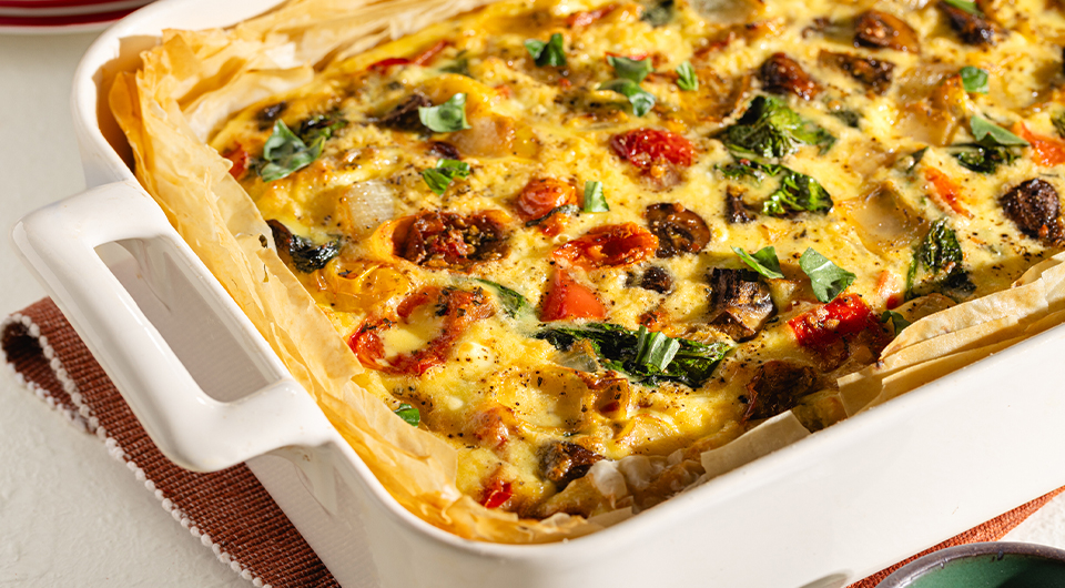 Mediterranean Egg Bake