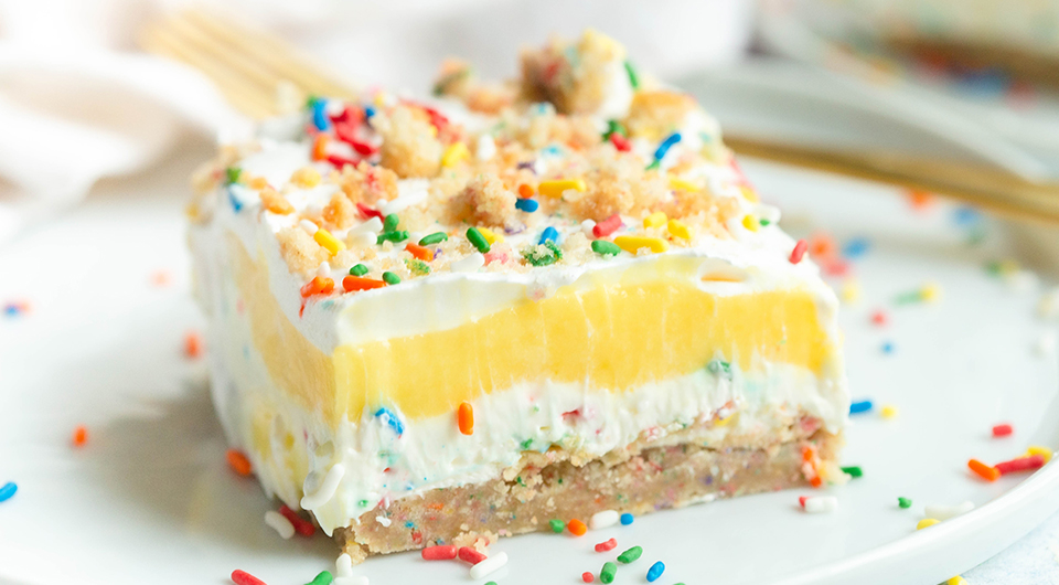 Birthday Cake Lush Bars