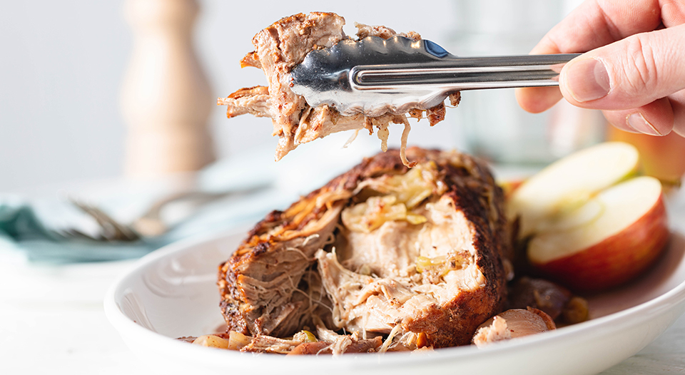 Slow Cooker Apple Cinnamon Pork Loin Roast